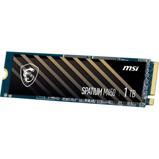 Disque SSD MSI SPATIUM M450 1 To 3400 Mo/s NVMe PCIe 4.0 M.2 Gen4 3D NAND