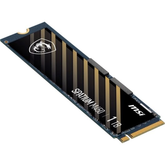 Disque SSD MSI SPATIUM M450 1 To 3400 Mo/s NVMe PCIe 4.0 M.2 Gen4 3D NAND