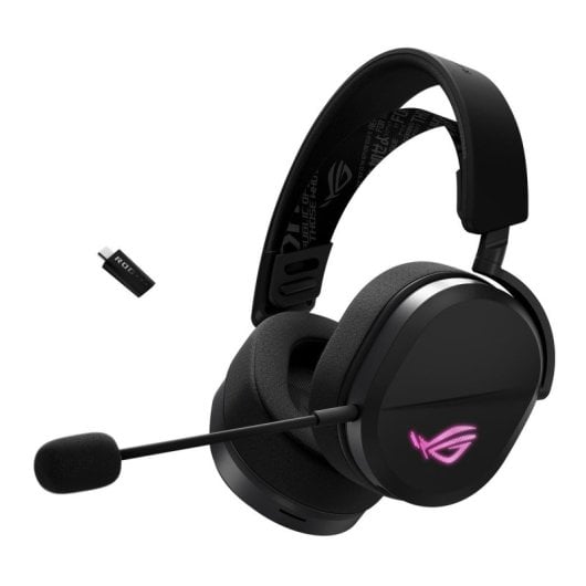 Casque ASUS ROG Pelta sans fil et filaire Bluetooth gaming rétroéclairage multicolore noir