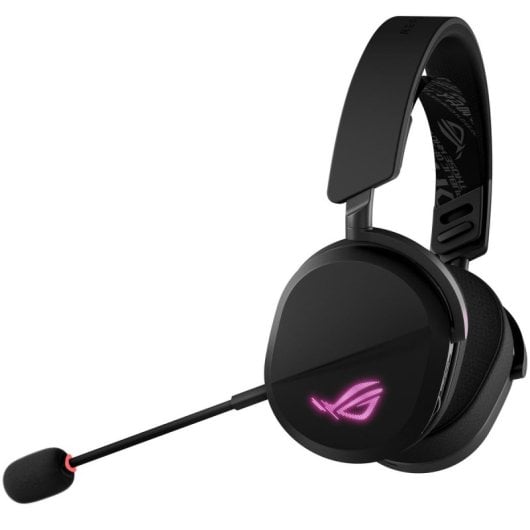 Casque ASUS ROG Pelta sans fil et filaire Bluetooth gaming rétroéclairage multicolore noir
