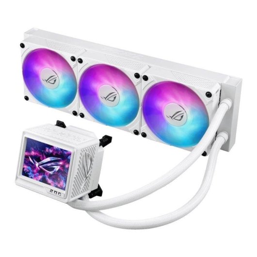 Refrigeração Líquida Asus ROG Ryujin III 360mm 3 Ventoinhas ARGB Branco