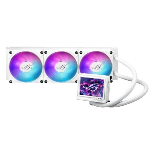 Refrigeração Líquida Asus ROG Ryujin III 360mm 3 Ventoinhas ARGB Branco