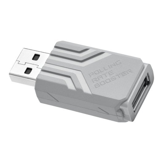 Polling Rate Booster Asus USB blanco compatible con ratón y teclado ROG