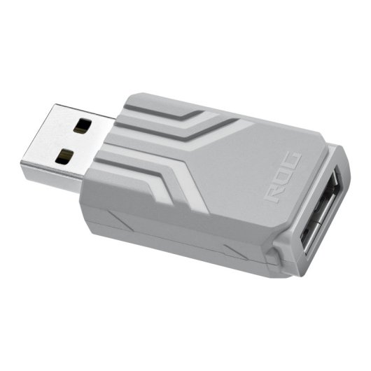 Polling Rate Booster Asus USB blanco compatible con ratón y teclado ROG