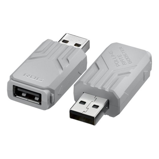 Polling Rate Booster Asus USB blanco compatible con ratón y teclado ROG