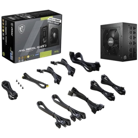 MSI MAG A850GL PCIE5 II ATX 3.1 850W 80 Plus Gold Modular