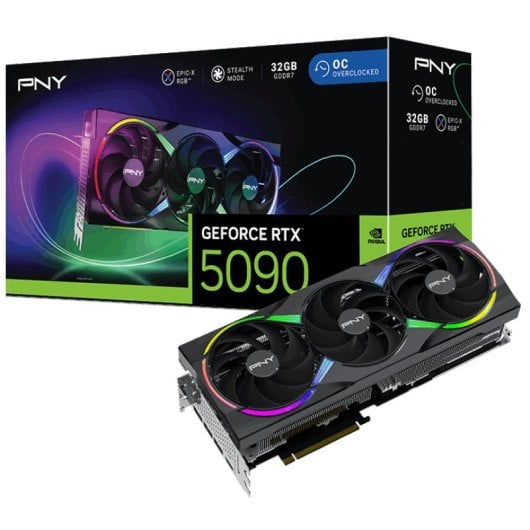 PNY GeForce RTX™ 5090 32 Go ARGB triple ventilateur overclocké