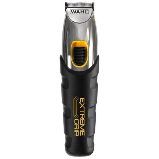 Wahl Extreme Grip Recortadora de Barba Negra/Acero Inoxidable