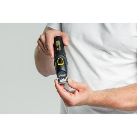 Aparador Multifunções Corporal Wahl Extreme Grip Advanced Recarregável 240 min 10 Pentes Carga Rápida