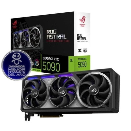 Tarjeta-Gráfica-Asus-GeForce-RTX-5090-ROG-Astral-OC-32GB-GDDR7-Reflex-2-RTX-AI-DLSS4.5