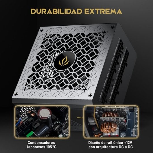 Alimentation Forgeon Reactor 1200 W Cybenetics Gold ATX 3.1 PCIe 5.1 entièrement modulaire, noire