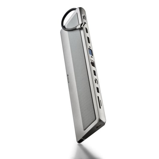 NGS Wonderdock 12 Pro Adaptador USB-C a 1xUSB 2.0/2xUSB 3.0/1xUSB-C 3.0/HDMI/DP 100W/VGA/Audio/RJ-45