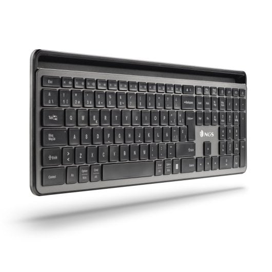 NGS Eclipse Kit Teclado + Ratón Multifunción Inalámbricos Recargables con 12 Teclas Multimedia