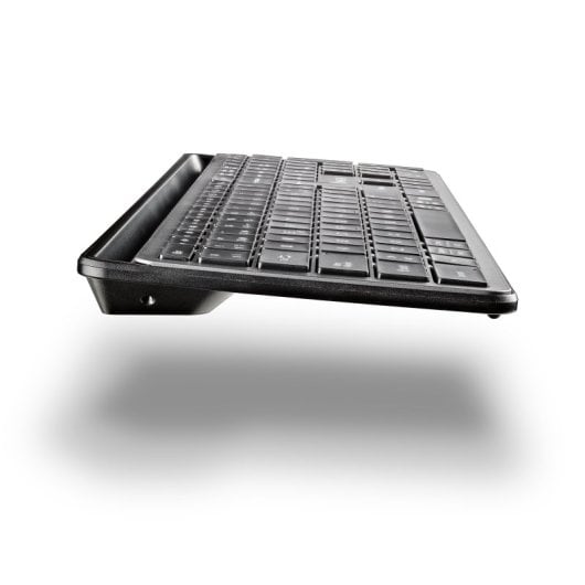 NGS Eclipse Kit Teclado + Ratón Multifunción Inalámbricos Recargables con 12 Teclas Multimedia