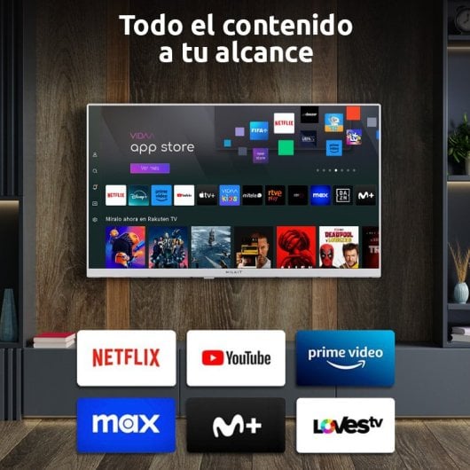 Nilait Prisma 32HD7004SW 32" HD Ready Smart TV Blanca VIDAA