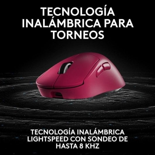 Rato Logitech PRO X SUPERLIGHT 2 DEX Wireless 44000 DPI Magenta Ultra Leve