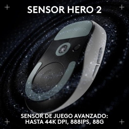 Souris Logitech PRO X SUPERLIGHT 2 DEX Sans Fil 44000DPI Blanc 8000Hz Ultra Légère