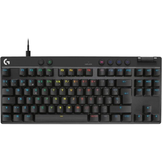 Logitech PRO X TKL RAPID Teclado Gaming Mecánico Switch Magnéticos Negro Teclado USA