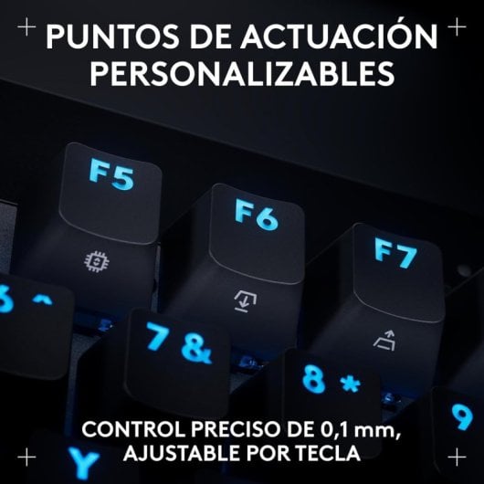 Logitech PRO X TKL RAPID Teclado Gaming Mecánico Switch Magnéticos Negro Teclado USA