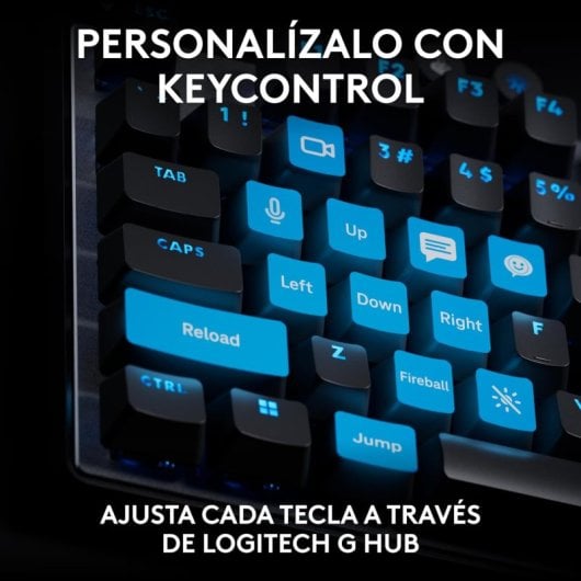Logitech PRO X TKL RAPID Teclado Gaming Mecánico Switch Magnéticos Negro Teclado USA
