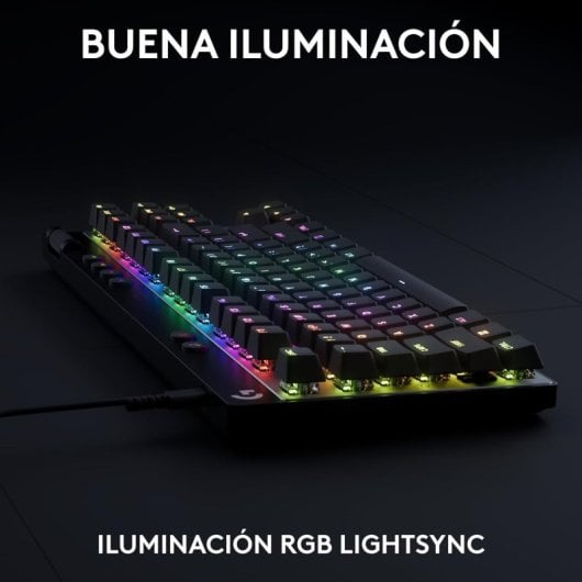 Logitech PRO X TKL RAPID Teclado Gaming Mecánico Switch Magnéticos Negro Teclado USA