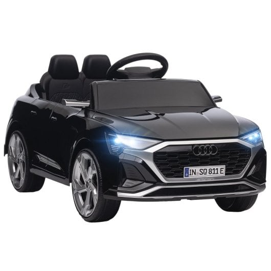 Aiyaplay Coche Eléctrico Para Niños De +3 Años Audi Q8 Etron Sportback Negro