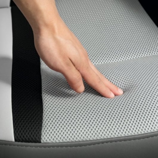 Homcom Silla Gaming Tapizada En Pu Y Malla Con Función De Basculante Gris