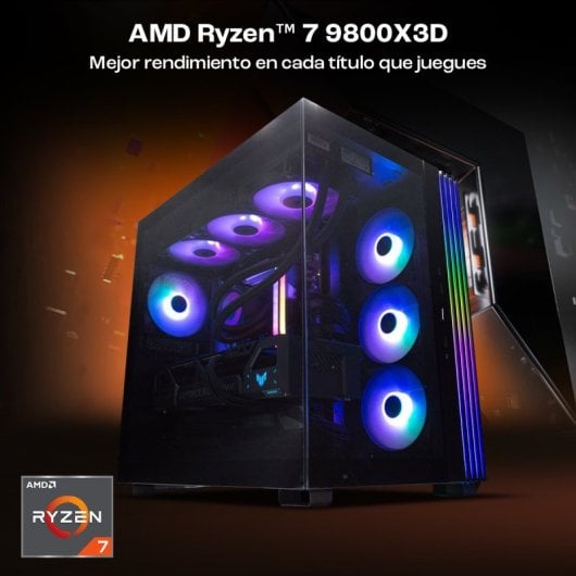 PcCom Ultimate Ryzen 7 9800X3D / 64GB / 4TB M.2 / RTX 5090 + Windows 11 Pro