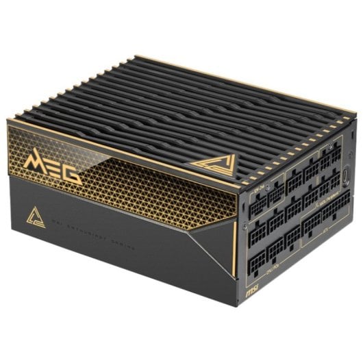 MSI MEG Ai1600T PCIE5 ATX 3.1 PCIe 5.1 1600W 80 Plus Titanium Modular