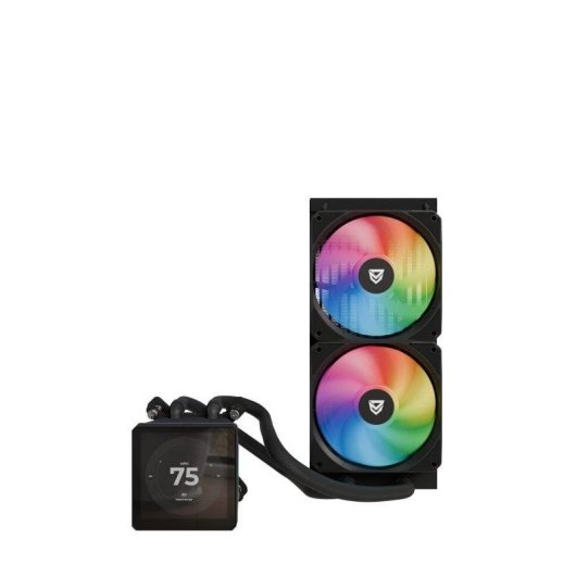 Refrigeração Líquida Nfortec Sedna 240 ARGB 2 Ventoinhas Ecrã LCD 4''