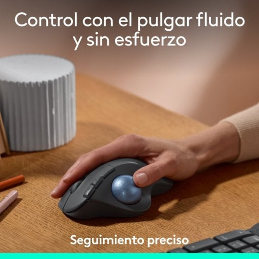 Souris sans fil Logitech Ergo M575S noire