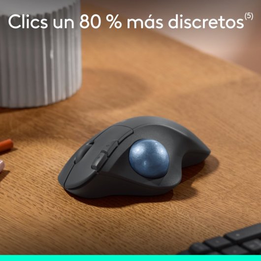 Souris sans fil Logitech Ergo M575S noire