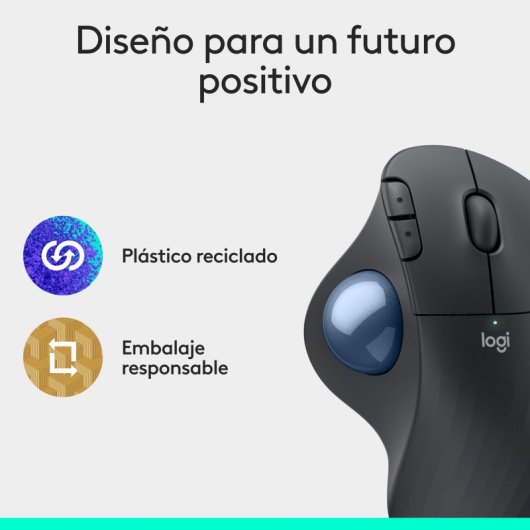 Souris sans fil Logitech Ergo M575S noire