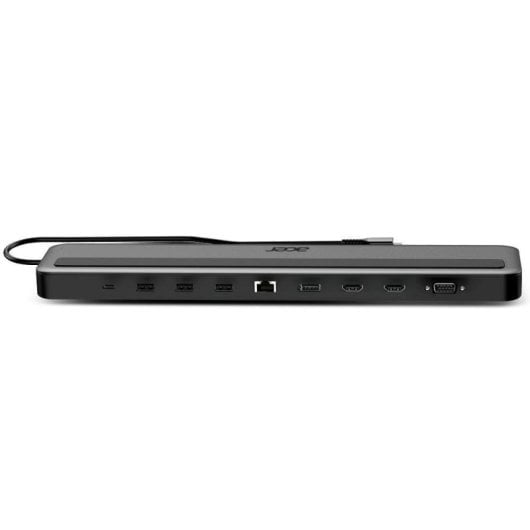 Acer Docking 13 en 1 Dock Station PD 100W USB-C a USB 3.2/USB-C/Lector Tarjetas/HDMI/DP/RJ45/Jack