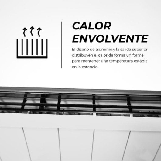 Radiateur Électrique Yoevu Radiateur Aluminio 900W 6 Éléments Montage Mural ou Pied