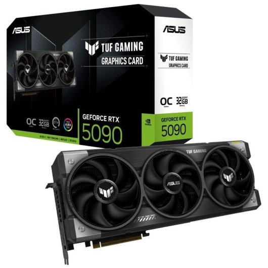 Carte Graphique ASUS GeForce RTX 5090 TUF Gaming OC 32GB GDDR7 Reflex 2 RTX AI DLSS4