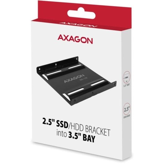 Adattatore HDD Axagon Rhd-125b da 2,5" per 3,5" Nero