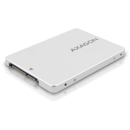 Axagon RSS-M2SD SATA 2.5" Custodia interna per SSD Ngff M.2, Alluminio Argento
