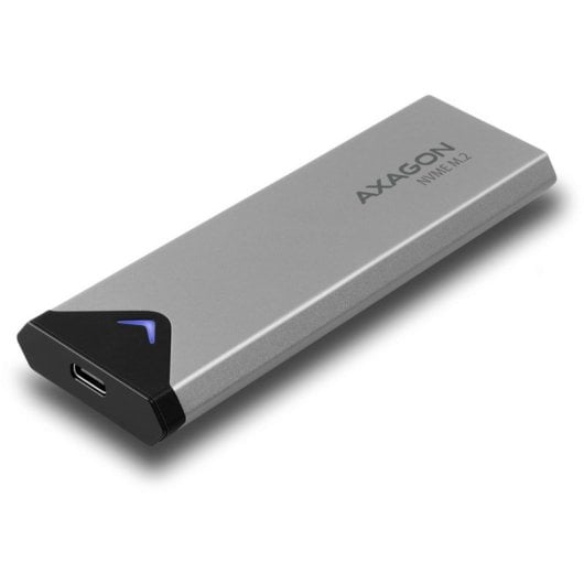 Axagon Eem2-ug2 Externe Box für M.2/nvme/ssd USB-c 3.2 Gen2 Silber