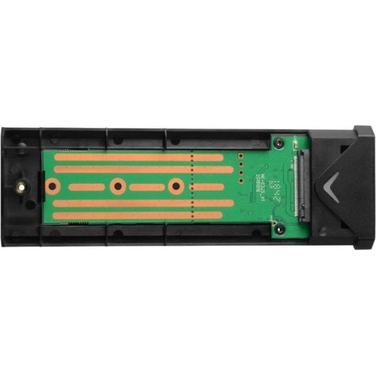 Axagon Eem2-ug2 Externe Box für M.2/nvme/ssd USB-c 3.2 Gen2 Silber