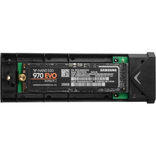 Axagon Eem2-ug2 Externe Box für M.2/nvme/ssd USB-c 3.2 Gen2 Silber