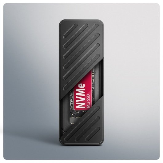 Axagon Eem2-20g Box Esterno Usb-C 20gbps - Box Blindato SSD M.2 Nvme