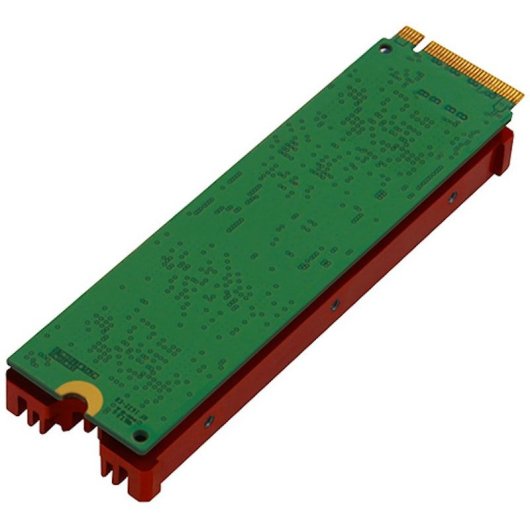 Axagon Clr-m2 Passiver Kühlkörper für M.2 2280 SSD Rot