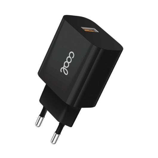 Cool Charger Netzwerkadapter Universal 1xUSB 12W 5V 2.4A Schwarz