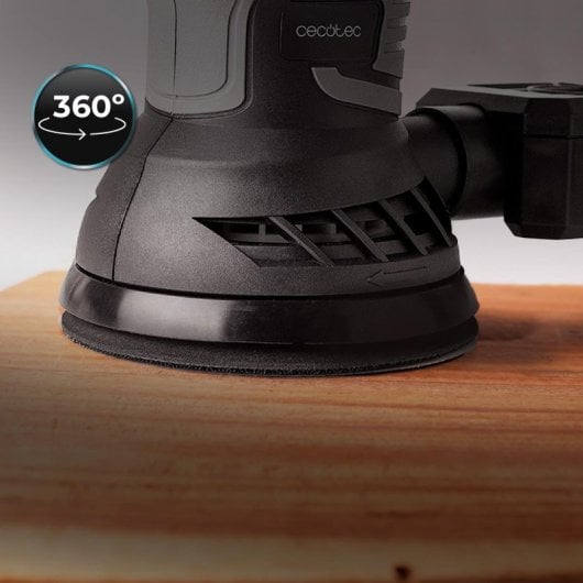 Cecotec PerfectSurface 350 Rotate Delta Orbital Levigatrice 350W + 12 Ricambi