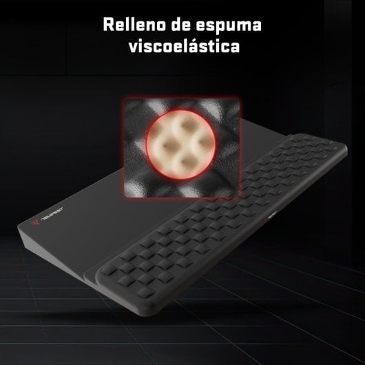 Tempest UltraSoft Tastatur-Handgelenkauflage, Schwarz