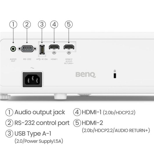 BenQ TK710 Proyector Láser Gaming UltraHD 4K ANSI DLP 3200 Lúmenes HDR