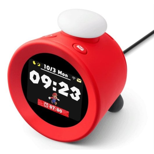 Nintendo Sound Clock: Digitaler Wecker 35 Alarme Offizielles Nintendo Rot