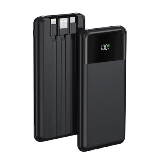 Vanwin Cdb-az Power Bank 20000 mAh USB-C/USB-A Micro Cable Pantalla LED Negro