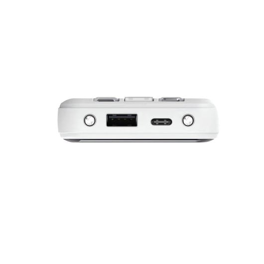 Vanwin Cdb-az Power Bank 20000 mAh USB-C/USB-A Micro Cabo Tela LED Branco